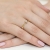 Pierścionek Diament 0,15ct żółte złoto