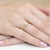 Pierścionek Diament 0,30ct żółte złoto