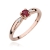 Pierścionek Rubin 0,15ct żółte złoto