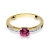 Pierścionek Rubin 0,60ct złoto