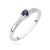 Pierścionek Szafir 0,15ct złoto