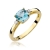 Pierścionek Topaz 1,10ct złoto
