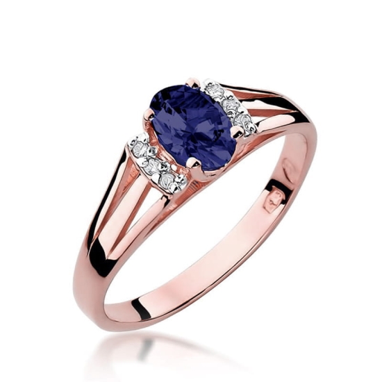 Pierścionek Szafir 0,70ct złoto