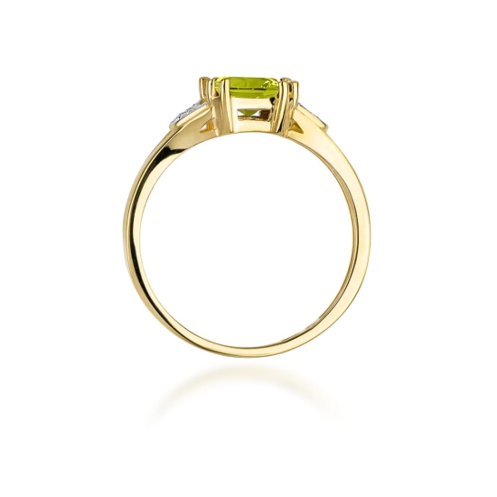Pierścionek Oliwin 1,10ct żółte złoto