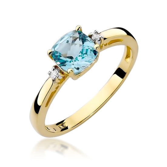 Pierścionek Topaz 1,10ct złoto